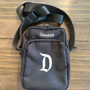 Disney Black Belt Bag with White Logo